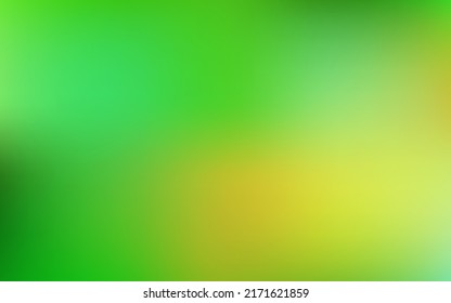 Light green, yellow vector gradient blur drawing. Blurred abstract gradient illustration in simple style. Landing pages design.
