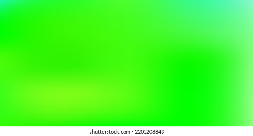 Light green, yellow vector gradient blur template. Colorful illustration with gradient in halftone style. Landing pages design.