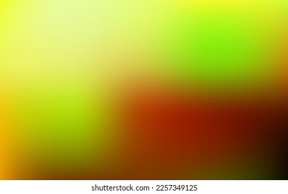 Light green, yellow vector gradient blur backdrop. Shining colorful blur illustration in abstract style. Your business gesign.