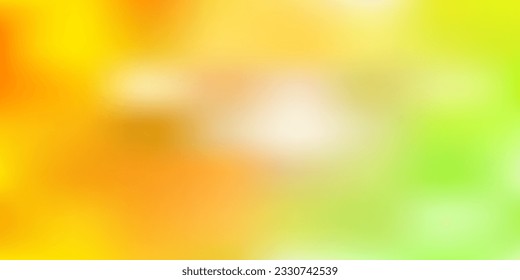 Light green, yellow vector gradient blur pattern. Blur colorful illustration in brand new style. Modern design for your apps.