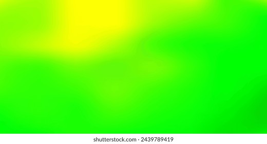 Light green, yellow vector gradient blur texture. Abstract colorful illustration with blur gradient. Your design for applications.