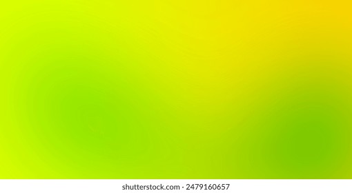 Fondo de desenfoque degradado de Vector verde claro y amarillo. Ilustración abstracta colorida del degradado en estilo desenfocado. Tu diseño de negocio.