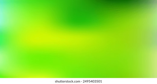 Light green, yellow vector gradient blur template. Abstract colorful illustration with blur gradient. Background for web designers.