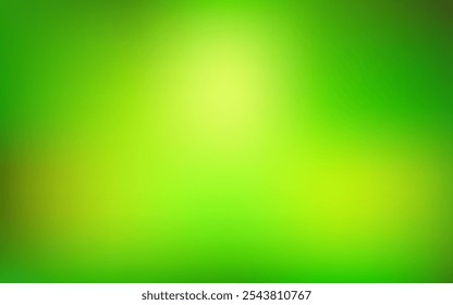 Textura de desfoque de gradiente de vetor verde claro e amarelo. Desfoque ilustração colorida em estilo novo. Plano de fundo para web designers.