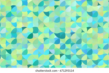 Light Green, Yellow vector illustration which consist of circles. Dotted gradient design for your business. Creative geometric background in halftone style with colored spots.