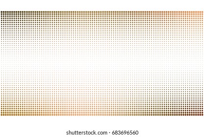 Light Green, Yellow vector illustration which consist of circles. Dotted gradient design for your business. Creative geometric background in halftone style with colored spots.