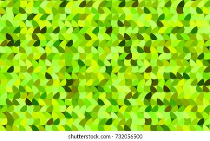 Light Green, Yellow vector illustration which consist of circles. Dotted gradient design for your business. Creative geometric background in halftone style with colored spots.
