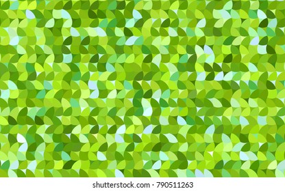 Light Green, Yellow vector illustration which consist of circles. Dotted gradient design for your business. Creative geometric background in halftone style with colored spots.