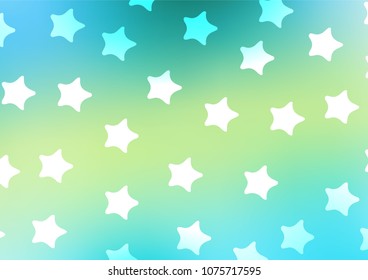 Light Green, Yellow vector indian curved texture. Geometric doodle illustration in Origami style with gradient. The template can be used as a background for cell phones.