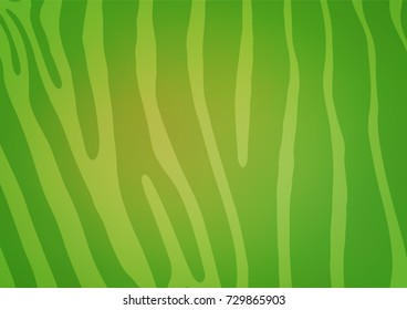 Light Green, Yellow vector indian curved texture. A completely new color illustration in doodle style. The pattern can be used for coloring books and pages for kids.
