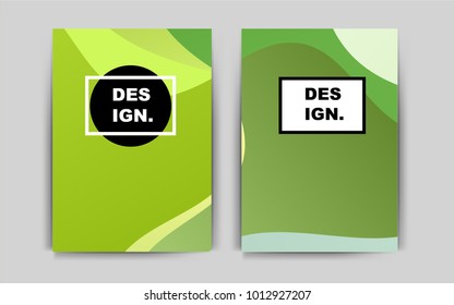 Light Green, Yellow vector layout for Leaflets. Modern abstract design concept with colorful gradient. New design for a poster, banner of your website.