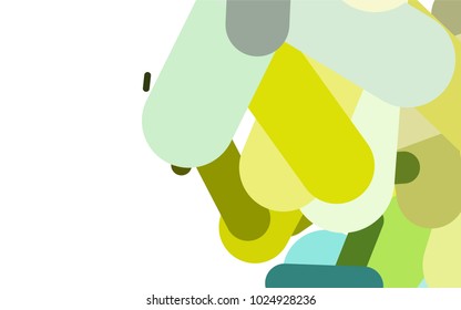 Light Green, Yellow vector layout with flat lines. Glitter abstract illustration with colored sticks. Best design for your ad, poster, banner.