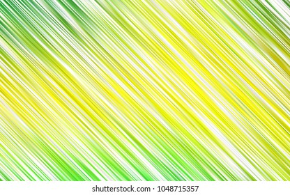Light Green, Yellow vector layout with flat lines. Decorative shining illustration with lines on abstract template. The pattern can be used as ads, poster, banner for commercial.