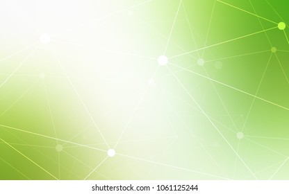 Light Green, Yellow vector layout with circles, lines. Illustration with set of colorful abstract circles and lines. Completely new template for your brand book.