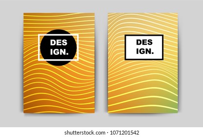 Light Green, Yellow vector layout for Leaflets. Modern abstract design concept with colorful gradient. Pattern can be used as a template for calendars.