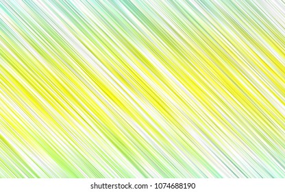 Light Green, Yellow vector layout with flat lines. Shining colored illustration with narrow lines. The pattern can be used as ads, poster, banner for commercial.