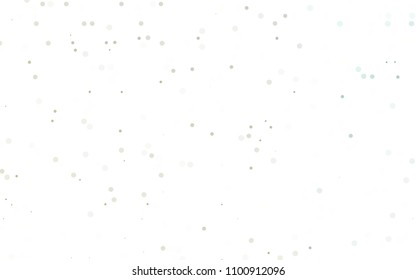 Light Green, Yellow vector  layout with circle shapes. Beautiful colored illustration with blurred circles in nature style. Pattern can be used as texture of water, rain drops.