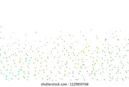Light Green, Yellow vector  layout with circle shapes. Modern abstract illustration with colorful water drops. Completely new template for your brand book.