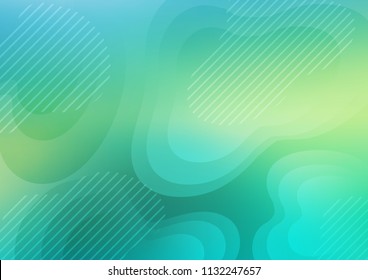 Light Green, Yellow vector layout with flat lines. Shining colored illustration with narrow lines. Smart design for your business advert.