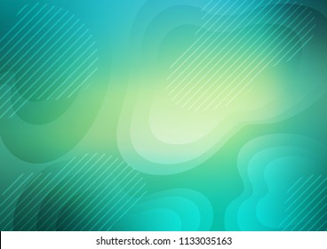 Light Green, Yellow vector layout with flat lines. Decorative shining illustration with lines on abstract template. The pattern can be used for websites.