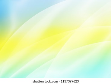 Light Green, Yellow vector layout with flat lines. Shining colored illustration with narrow lines. The template can be used as a background.