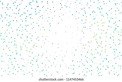 Light Green, Yellow vector  layout with circle shapes. Abstract illustration with colored bubbles in nature style. The pattern can be used for ads, leaflets of liquid.