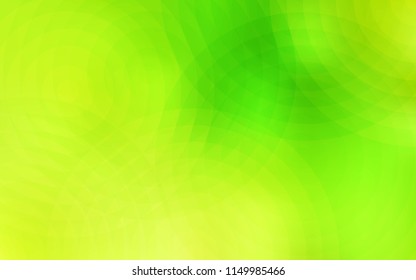 Light Green, Yellow vector layout with circle shapes. Illustration with set of shining colorful abstract circles. Pattern can be used for beautiful websites.