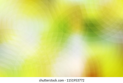Light Green, Yellow vector layout with circle shapes. Modern abstract illustration with colorful water drops. Pattern can be used for beautiful websites.