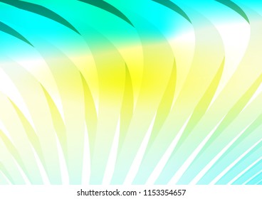 Light Green, Yellow vector layout with flat lines. Blurred decorative design in simple style with lines. The template can be used as a background.