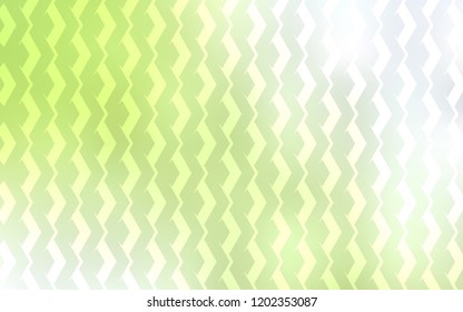 Light Green, Yellow vector layout with flat lines. Colorful shining illustration with lines on abstract template. Pattern for your busines websites.