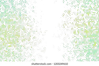 Light Green, Yellow vector layout with circle shapes. Blurred bubbles on abstract background with colorful gradient. Pattern for beautiful websites.