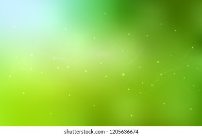 Light Green, Yellow vector layout with circle shapes. Illustration with set of shining colorful abstract circles. The pattern can be used for aqua ad, booklets.