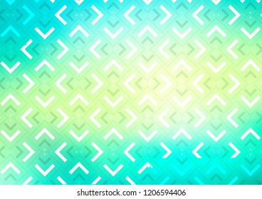 Light Green, Yellow vector layout with flat lines. Shining colored illustration with narrow lines. The pattern can be used for busines ad, booklets, leaflets