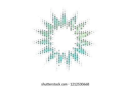 Light Green, Yellow vector layout with circle shapes. Blurred bubbles on abstract background with colorful gradient. Design for business adverts.