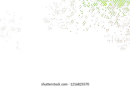 Light Green, Yellow vector layout with circle shapes. Blurred bubbles on abstract background with colorful gradient. Design for posters, banners.