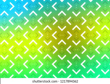 Light Green, Yellow vector layout with flat lines. Blurred decorative design in simple style with lines. The template can be used as a background.