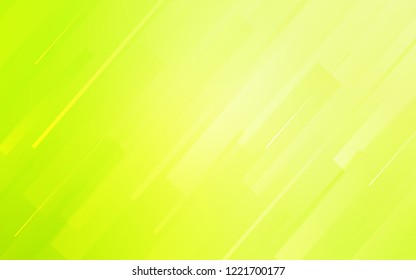 Light Green, Yellow vector layout with flat lines. Blurred decorative design in simple style with lines. Best design for your ad, poster, banner.