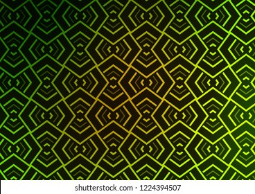 Light Green, Yellow vector layout with flat lines. Blurred decorative design in simple style with lines. Smart design for your business advert.