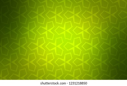 Light Green, Yellow vector layout with lines, rectangles. Modern abstract illustration with colorful rectangles. Smart design for your business advert.