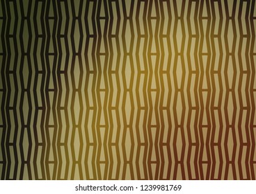 Light Green, Yellow vector layout with flat lines. Glitter abstract illustration with colored sticks. The pattern can be used as ads, poster, banner for commercial.