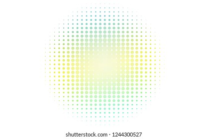 Light Green, Yellow vector layout with circle shapes. Illustration with set of shining colorful abstract circles. Template for your brand book.