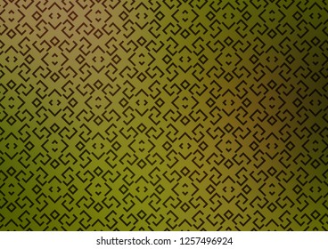 Light Green, Yellow vector layout with flat lines. Modern geometrical abstract illustration with staves. Best design for your ad, poster, banner.