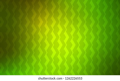 Light Green, Yellow vector layout with flat lines. Modern geometrical abstract illustration with Lines. Best design for your ad, poster, banner.