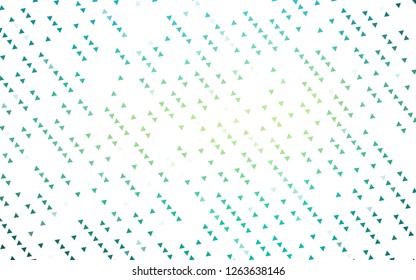 Light Green, Yellow vector layout with lines, triangles. Modern abstract illustration with colorful triangles. Pattern for busines ad, booklets, leaflets
