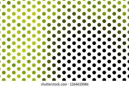 Light Green, Yellow vector layout with circle shapes. Beautiful colored illustration with blurred circles in nature style. Design for posters, banners.