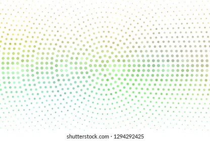 Light Green, Yellow vector  layout with circle shapes. Modern abstract illustration with colorful water drops. Pattern for beautiful websites.