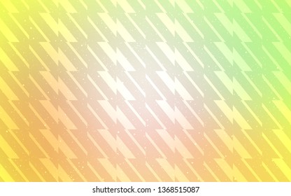 Light Green, Yellow vector layout with flat lines. Lines on blurred abstract background with gradient. Template for your beautiful backgrounds.