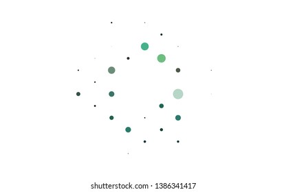 Light Green, Yellow vector layout with circle shapes. Beautiful colored illustration with blurred circles in nature style. Design for posters, banners.