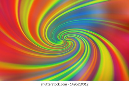 Light Green, Yellow vector layout with wry lines. Brand new colorful illustration in simple style. Brand new design for your ads, poster, banner.