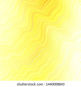 Light Green, Yellow vector layout with wry lines. A circumflex abstract illustration with gradient. Elegant pattern for a brand book.